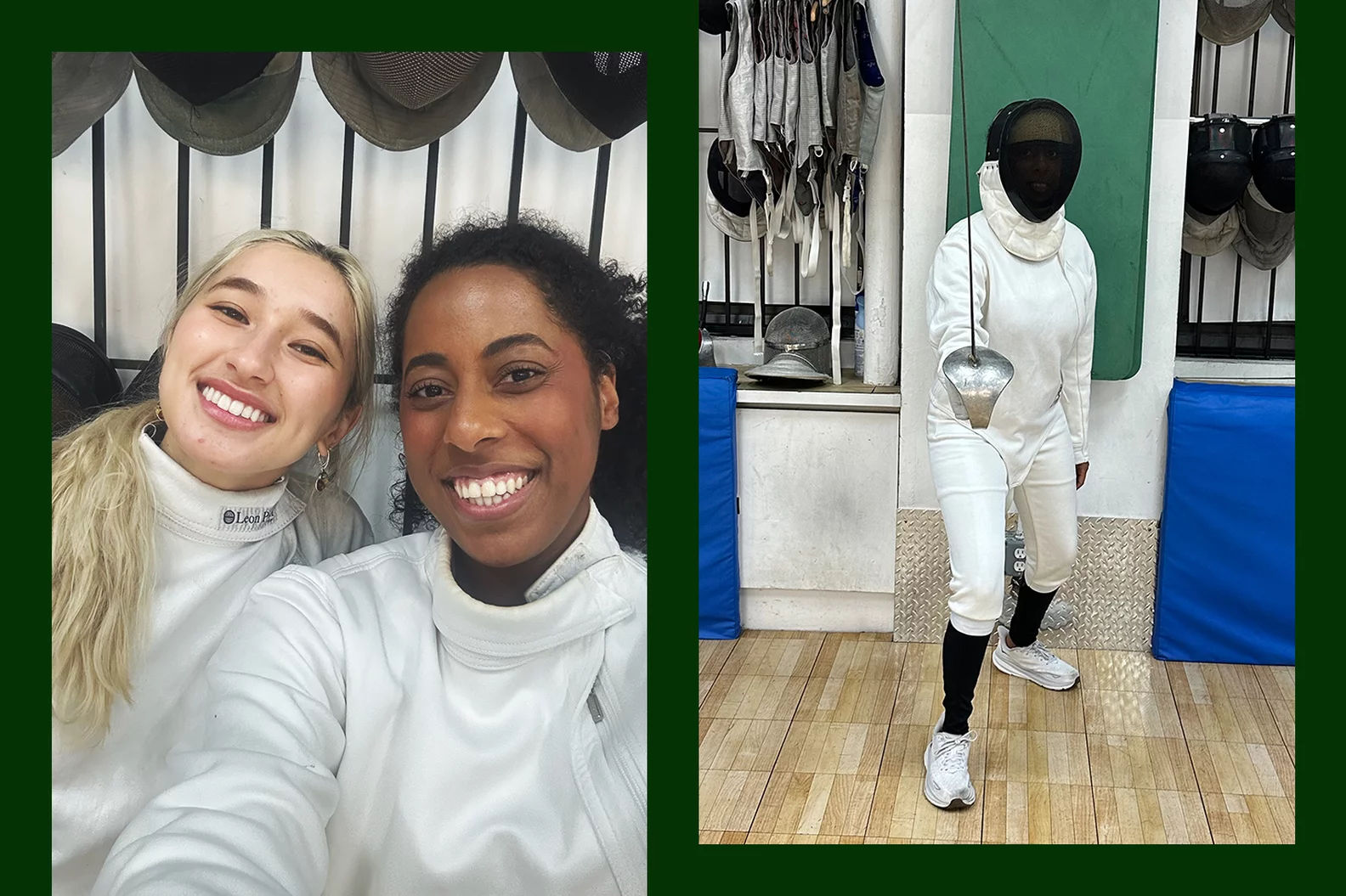 Kendis trains to be an Olympic fencer