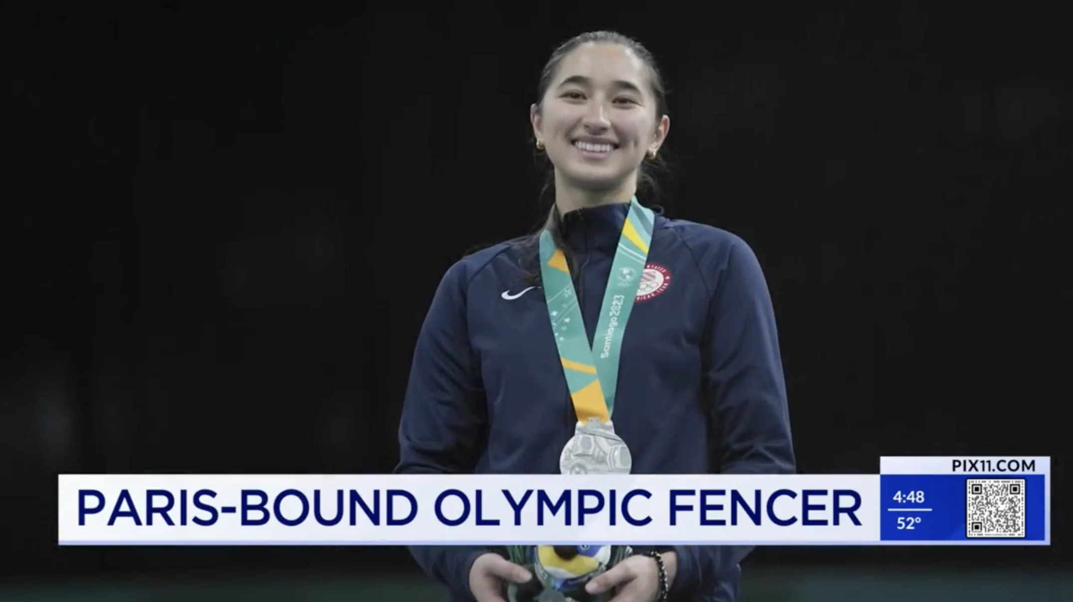 Kendis trains to be an Olympic fencer